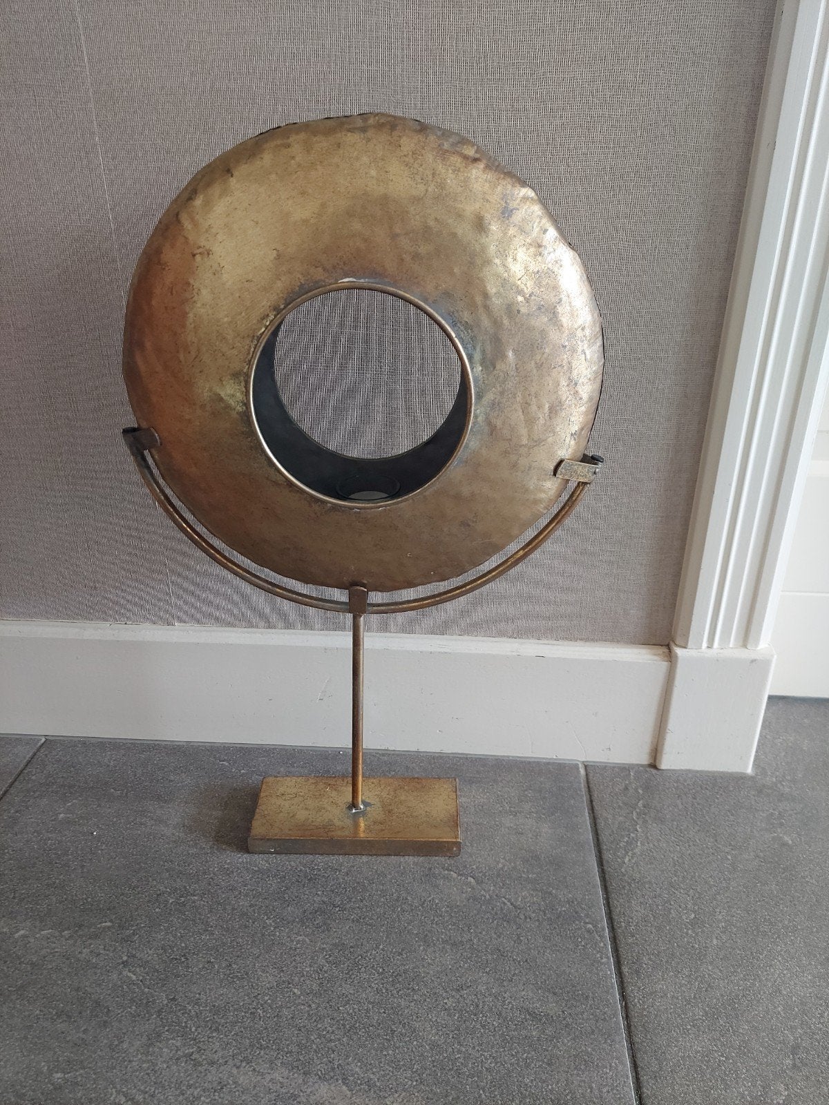 Goudkleur ornament kandelaar sfeerlicht, Ophalen of Verzenden, Nieuw