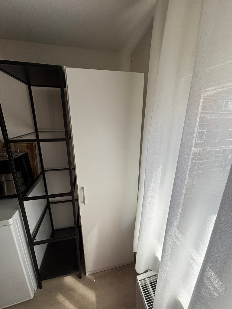 Witte kast met 3 planken, Huis en Inrichting, Kasten | Overige, Ophalen, Gebruikt