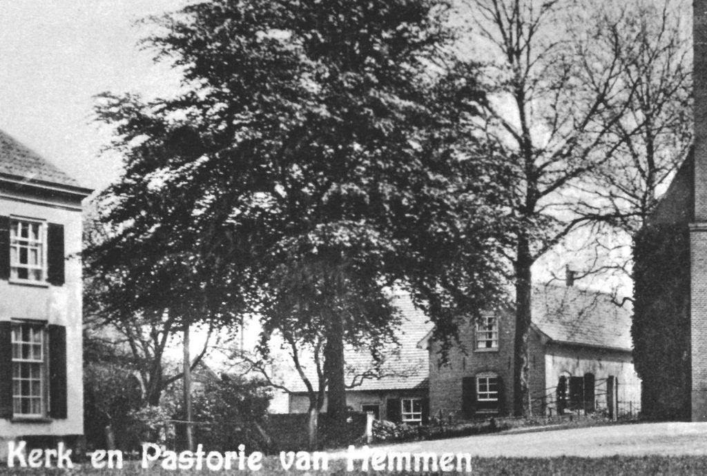 988582	Hemmen	G Kerk Pastorie	Nette oude kaart Onbeschreven, Ophalen of Verzenden, 1920 tot 1940, Ongelopen, Gelderland