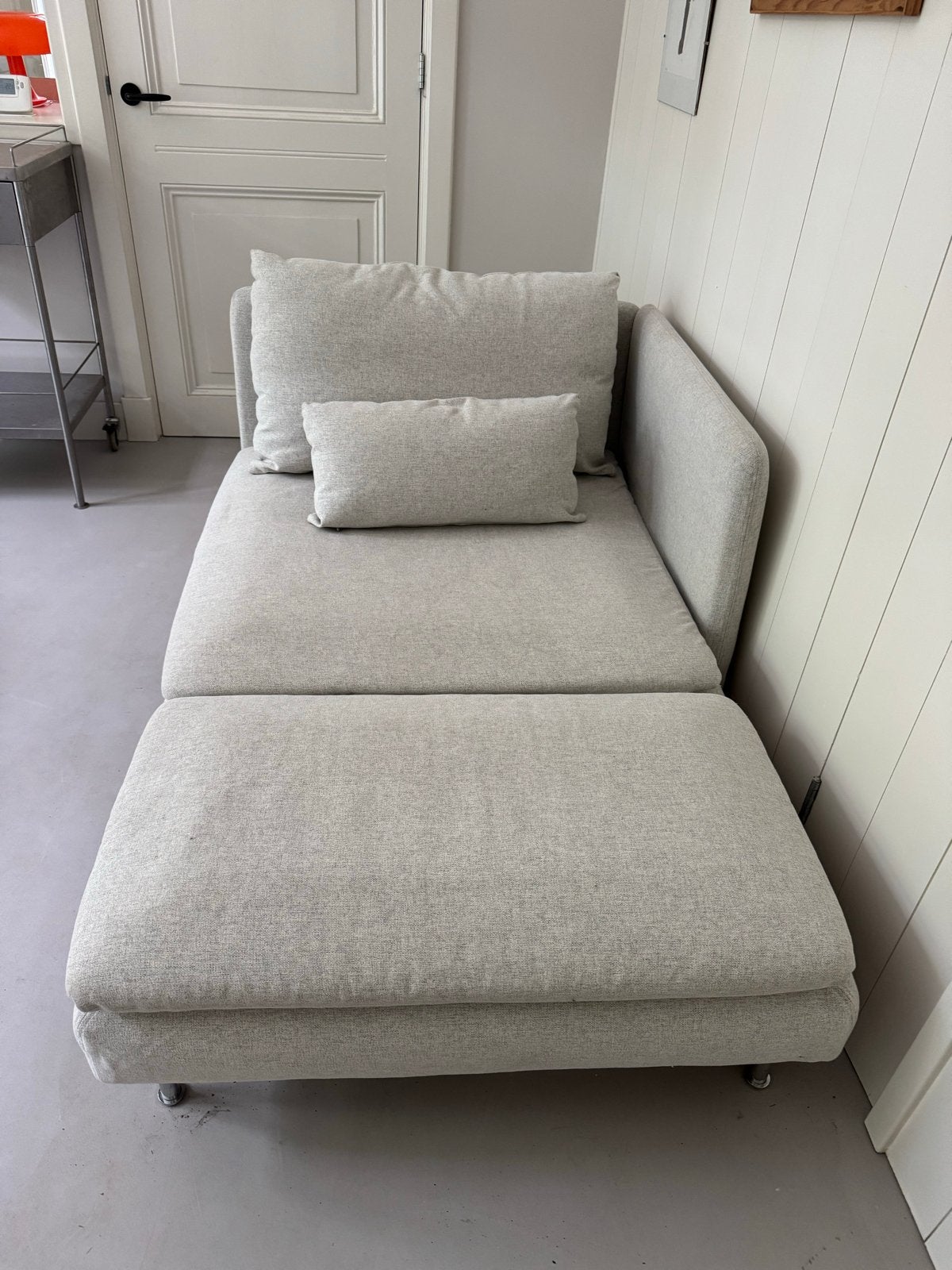 Ikea soderhamn, chaise longue - zo goed als nieuw, Ophalen, Eenpersoons, Zo goed als nieuw, Minder dan 150 cm