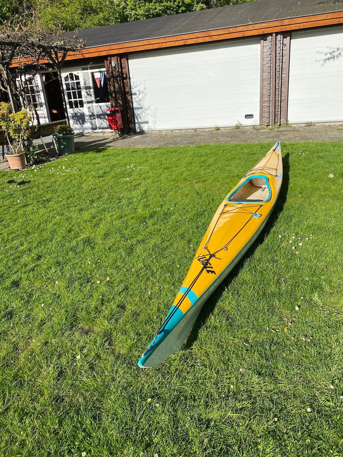 Zeer stabiele Zee kajak Eagle Eski, Watersport en Boten, Ophalen, Zo goed als nieuw, Eén persoon, Kajak