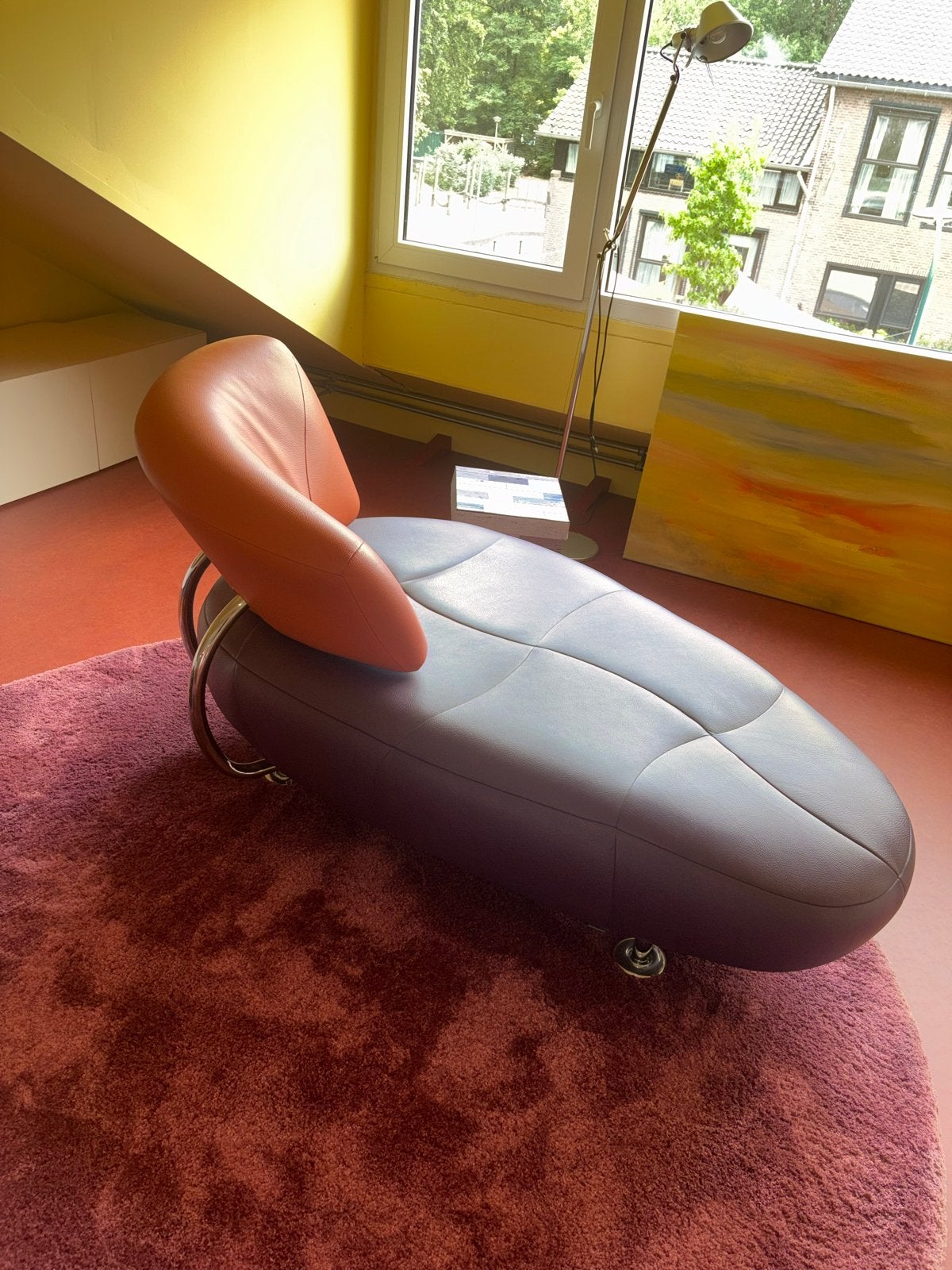 Leolux Pallone fauteuil - uniek design en comfort, Ophalen, Gebruikt, Eenpersoons, 100 tot 125 cm