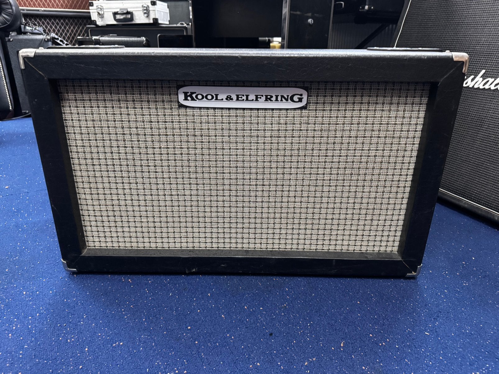 Kool en Elfring cabinet 2x12” met creambacks incl hoes, Muziek en Instrumenten, Versterkers | Bas en Gitaar, Ophalen, Zo goed als nieuw