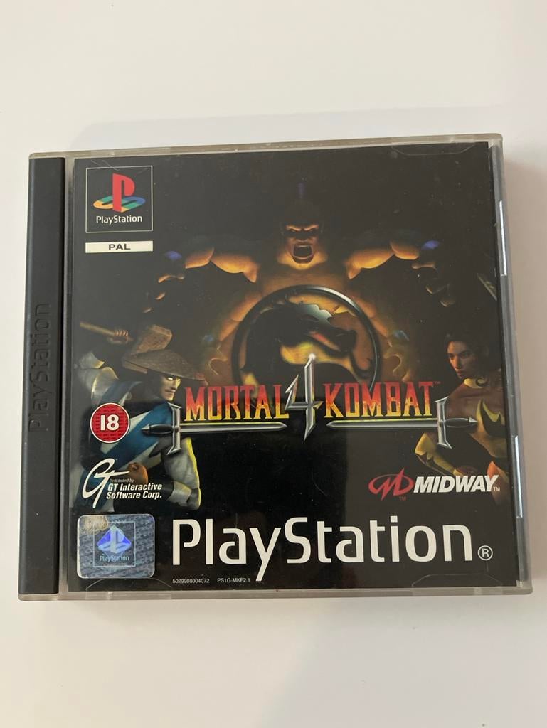 Mortal Kombat 4 (PS1), Spelcomputers en Games, Games | Sony PlayStation 1, Vanaf 18 jaar, Vechten, 2 spelers, Eén computer