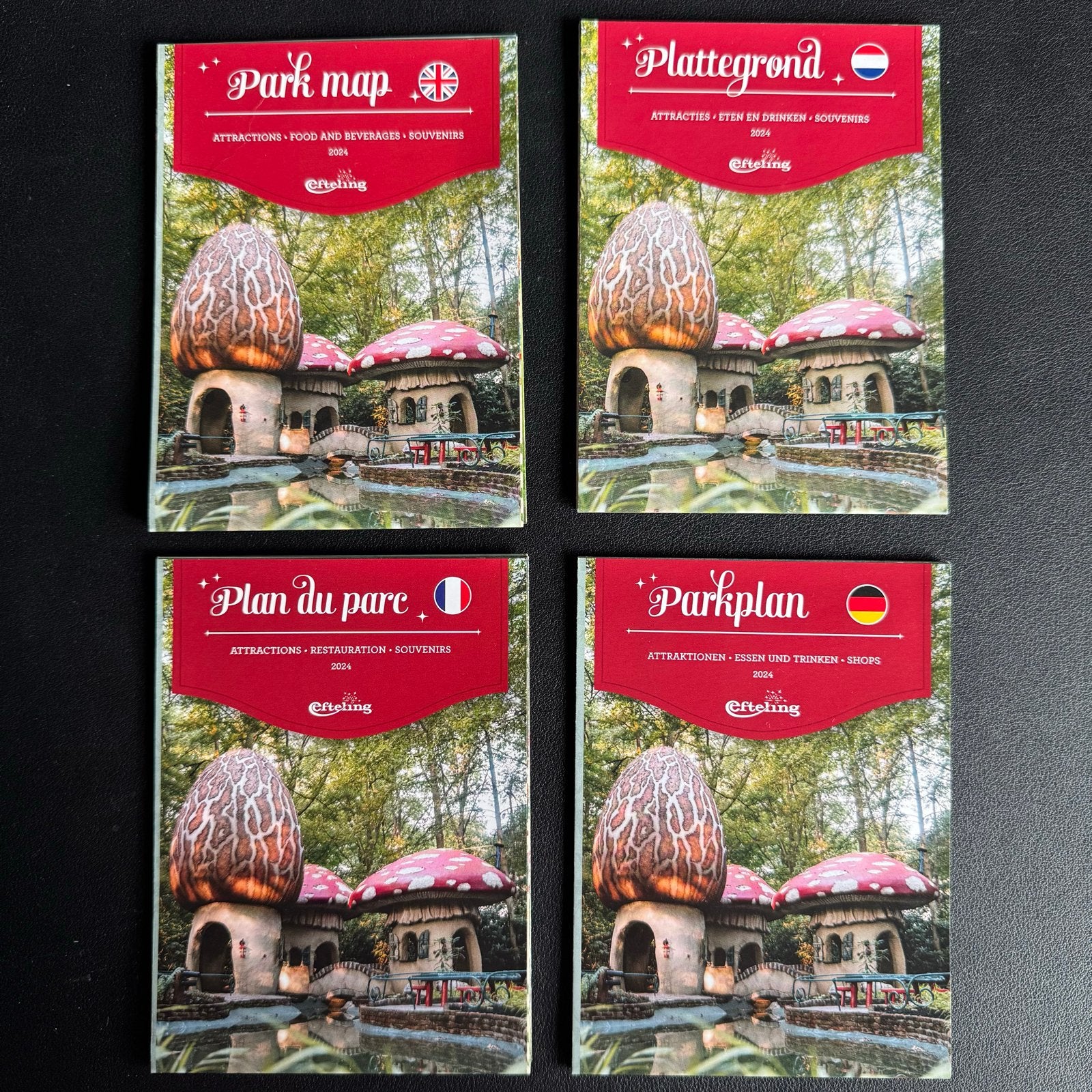 Efteling Park Plattegrond 2024 - NL-EN-FR-DE, Verzenden, Nieuw, Overige typen