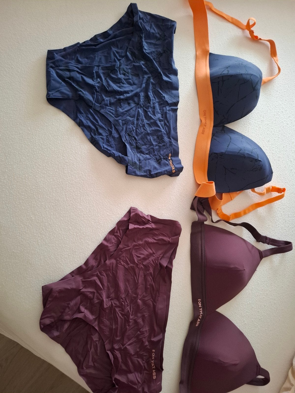 On That Ass setje: BH en slip (2x)maat L, On That Ass, Ophalen of Verzenden, Paars, Setje