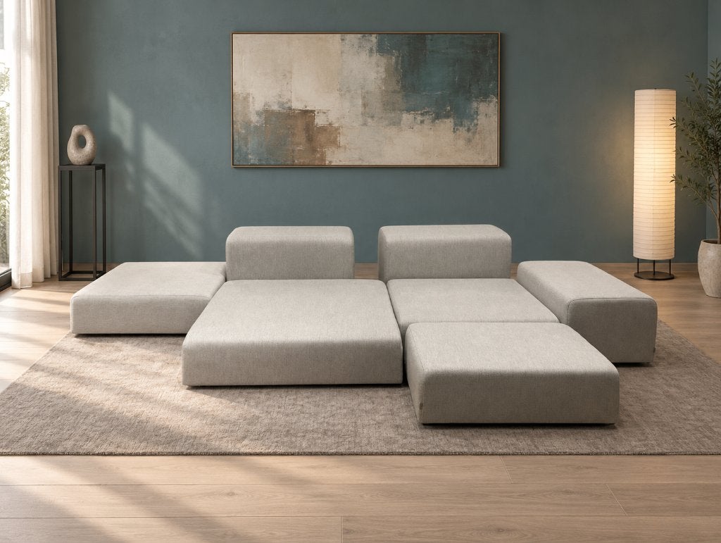 NIEUW Living Divani Extra Wall Modulaire Bank + GARANTIE, Design Bank Bankstel Zetel Hoekbank Living Divani, Hoekbank, Www.designplaats.nl