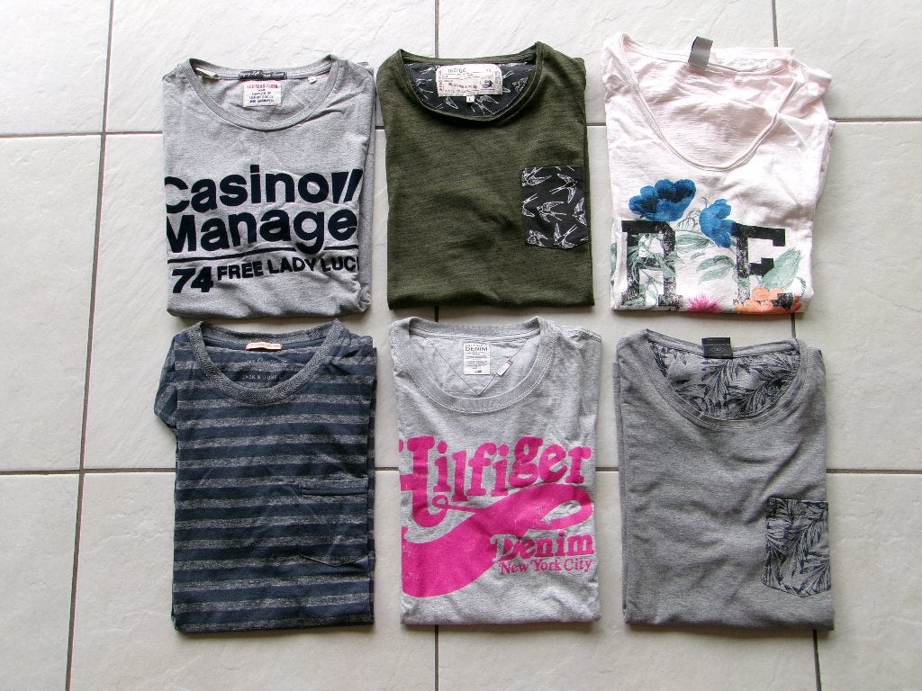 pakket van 6 heren shirts maat L, Maat 52/54 (L), Overige kleuren, Tommy Hilfiger, Ophalen of Verzenden
