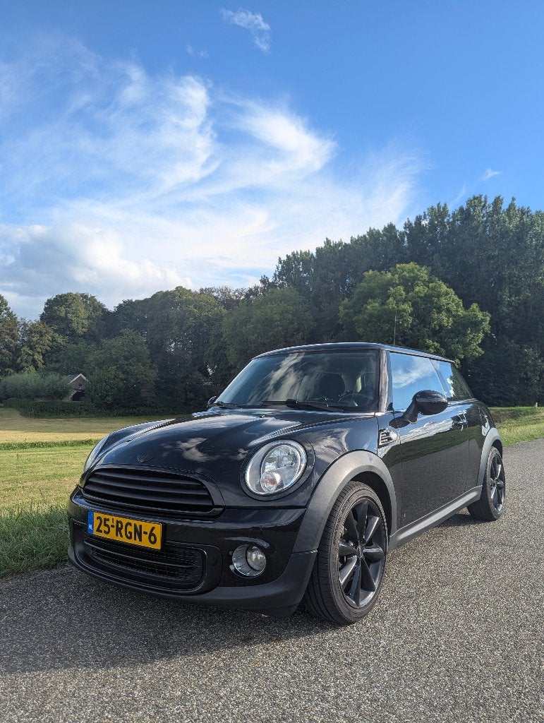 Mini Cooper 1.6 2011 Zwart (N16 motor), Auto's, Voorwielaandrijving, Euro 5, Stof, 4 cilinders