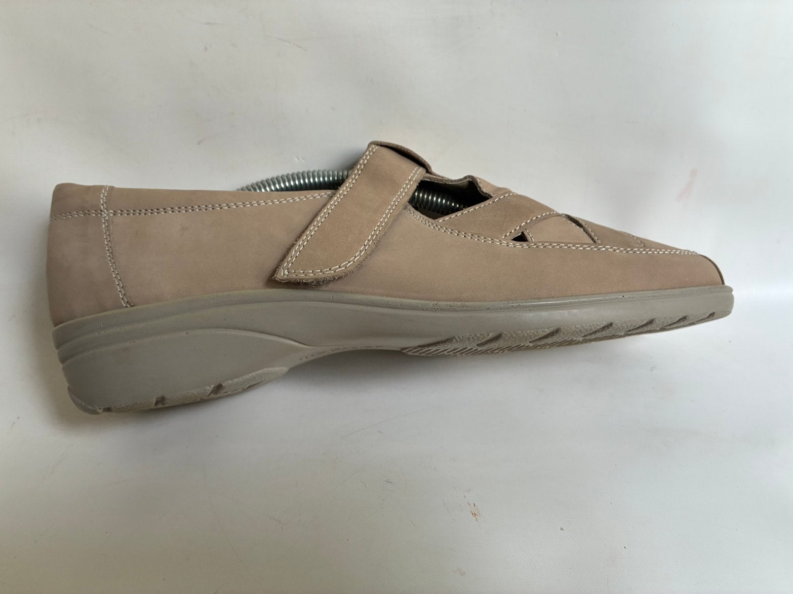 Comfort sandaal van medicus, maat 38, Ophalen of Verzenden, Zo goed als nieuw, Beige, Sandalen of Muiltjes