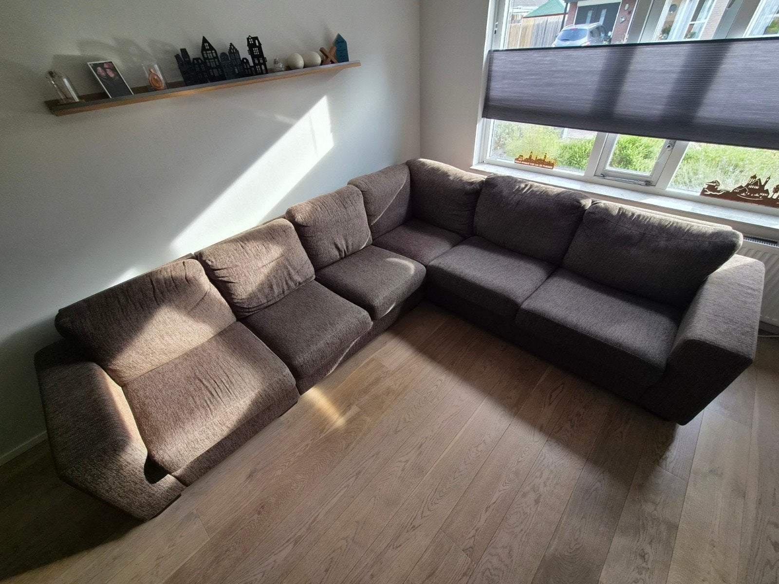 Hoekbank, Ophalen, Gebruikt, 100 tot 125 cm, Hoekbank
