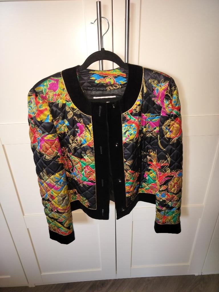 YARELL vintage jasje colbert Chinese stijl prachtige kleuren, Kleding | Dames, Maat 38/40 (M), Ophalen of Verzenden, Zo goed als nieuw