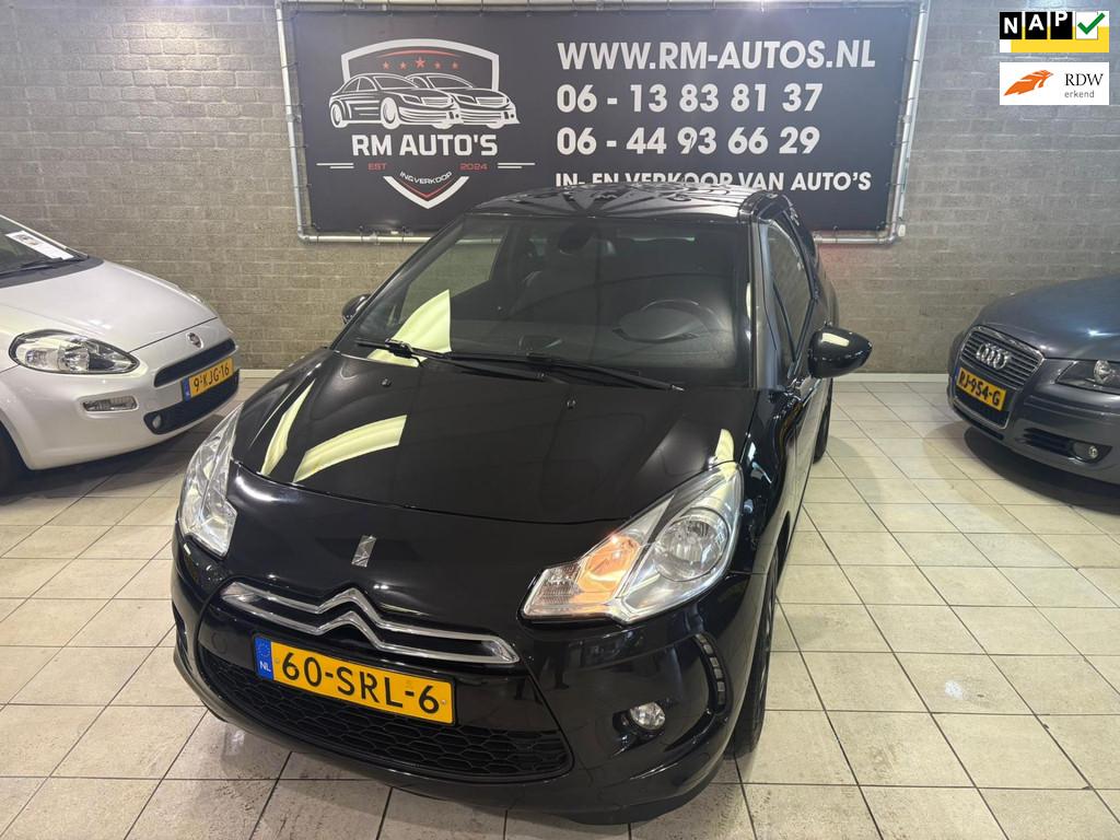 Citroen DS3 1.6 So Chic in Black airco| Cruise|LMV|, Auto's, Citroën, Bedrijf, Te koop, DS3, ABS, Airbags, Airconditioning, Automatische klimaatregeling