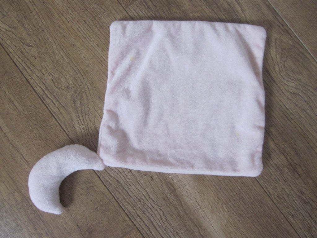 Wibra superzacht roze pluche knuffeldoek maan + rinkeltje, Kinderen en Baby's, Speelgoed | Knuffels en Pluche, Overige merken