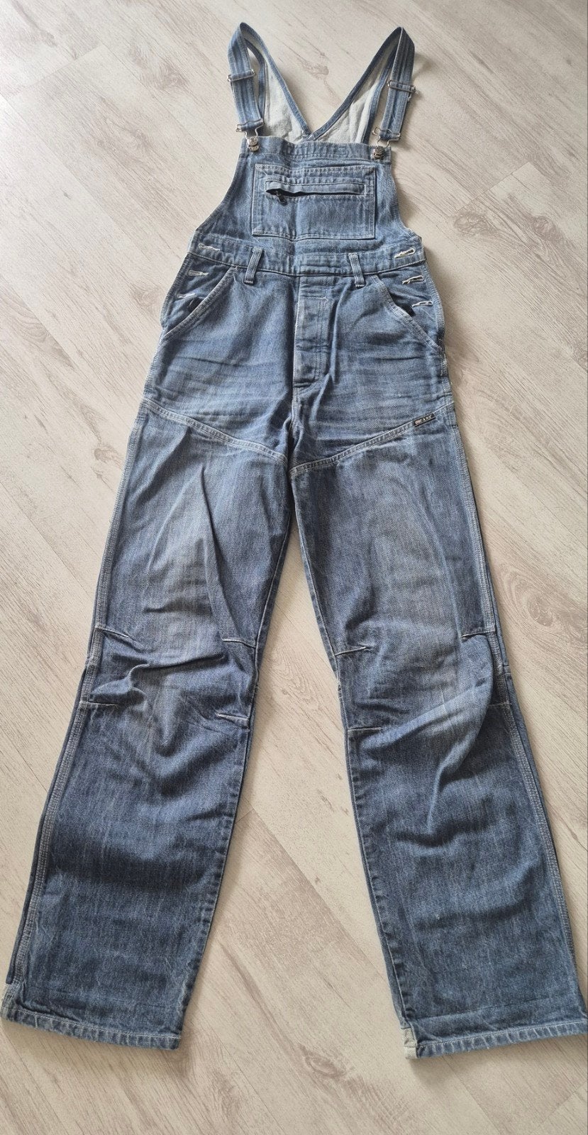 Spijker tuinbroek - Maat S, Blauw, Ophalen of Verzenden, Maat 36 (S), Lang