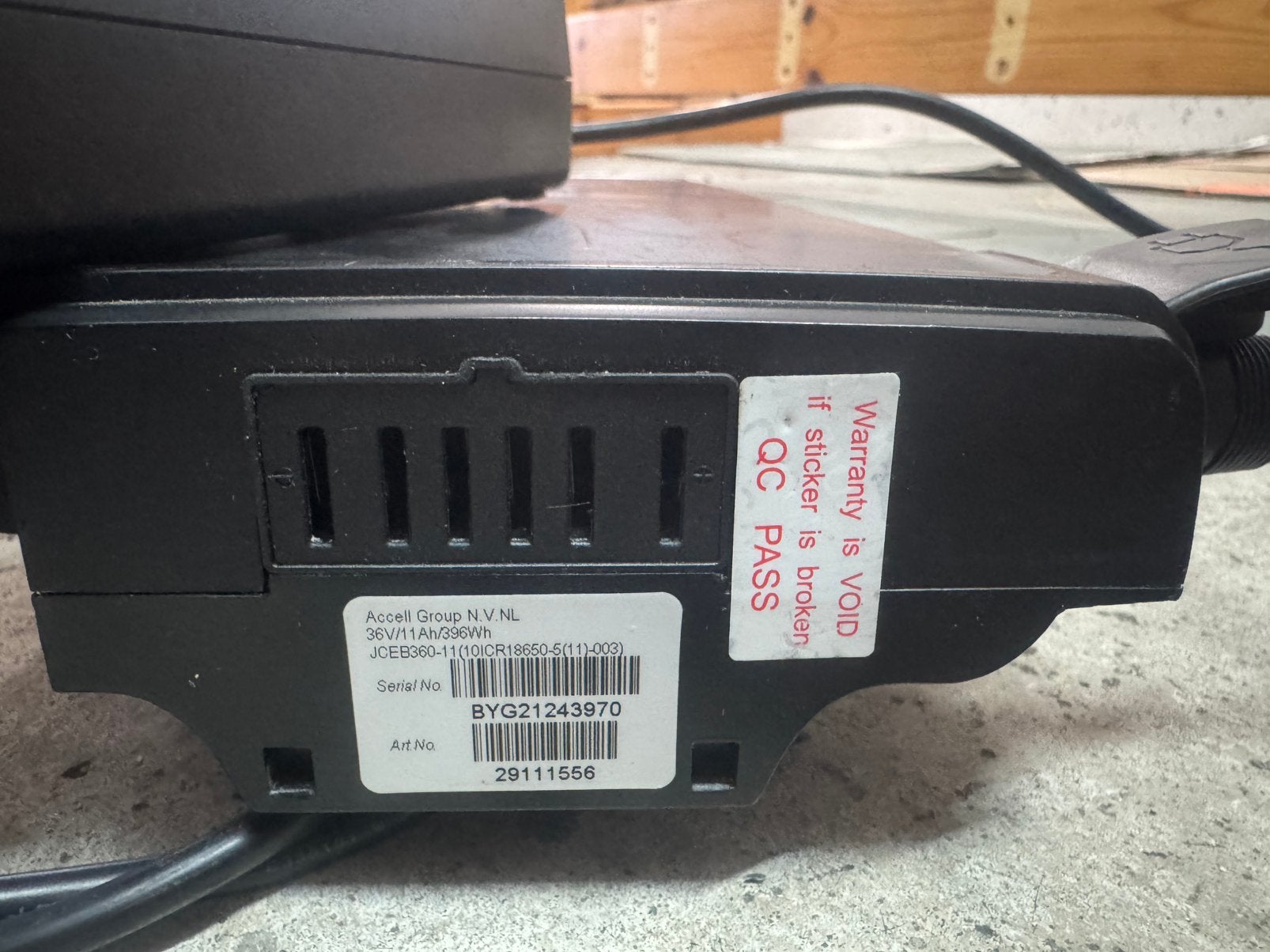 Sparta Batavus E-500 E-400 batterij fietsaccu met oplader, Fietsen en Brommers, Zo goed als nieuw