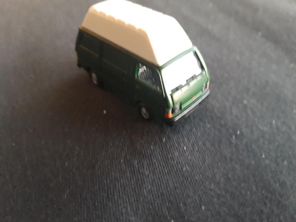 Mitsubishi L 300 bestelwagen hoogdak groen Rietze H0 model, Ophalen of Verzenden, Zo goed als nieuw, Bus of Vrachtwagen, Rietze