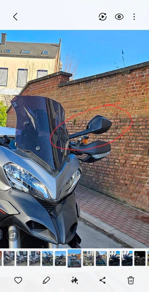 Linker spiegel Ducati Multistrada 1200, Ophalen of Verzenden