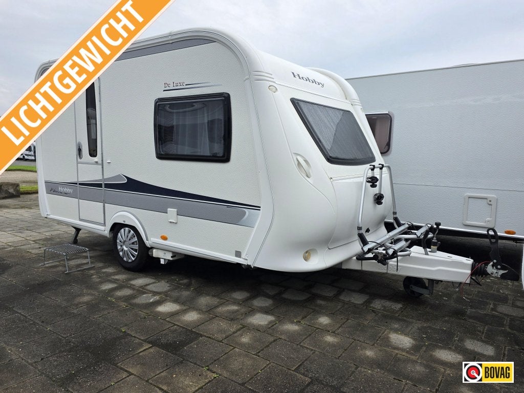 Hobby De Luxe 380 TB, Caravans en Kamperen, Reservewiel, Overige typen, Standaardzit, Hobby