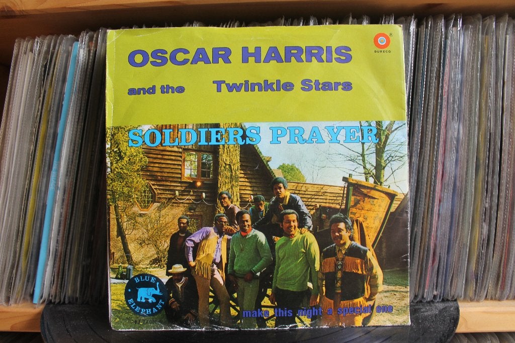 7" Single Oscar Harris & Twinkle Stars - Soldiers Prayer / M, Gebruikt, 7 inch, Ophalen of Verzenden, Pop