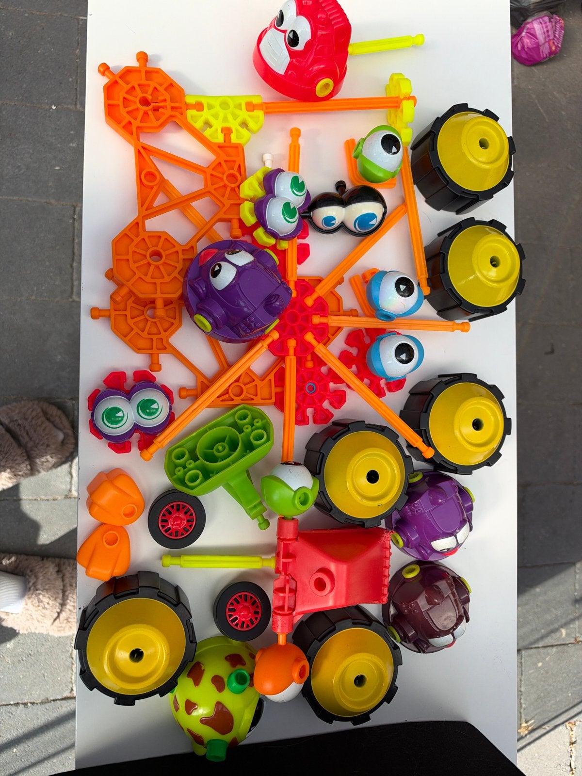 Grote partij K'nex en ander constructiespeelgoed, Ophalen, Gebruikt, K'nex