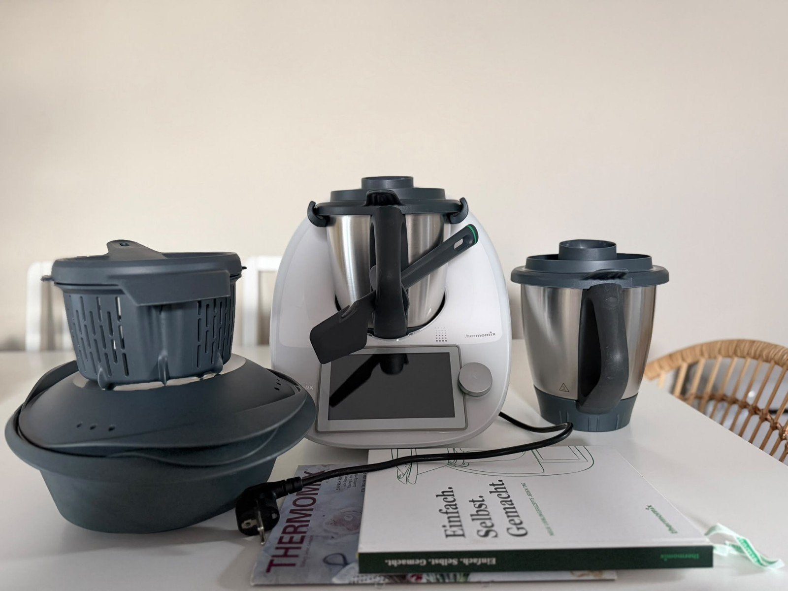 Thermomix TM6 met extra mengbeker en accessoires, Ophalen of Verzenden