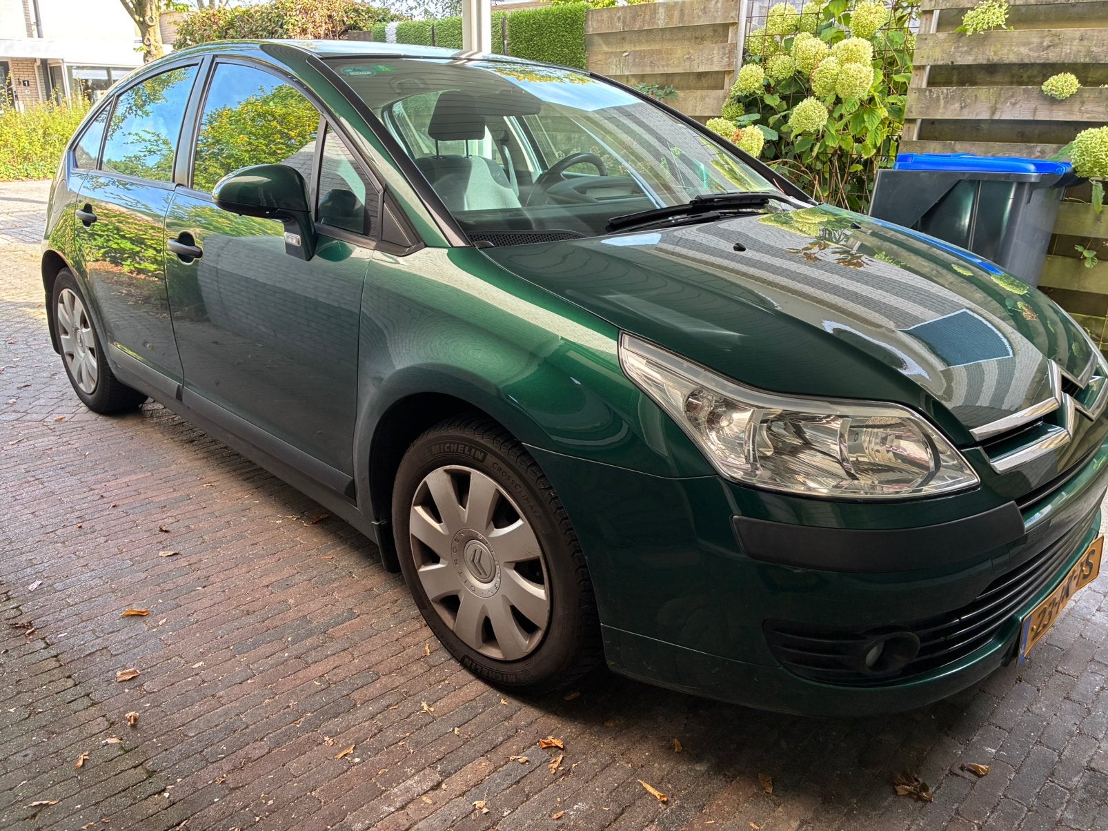 Citroën C4 1.4 16V Berline 2005 Groen, Voorwielaandrijving, 1360 cc, 4 cilinders, Origineel Nederlands