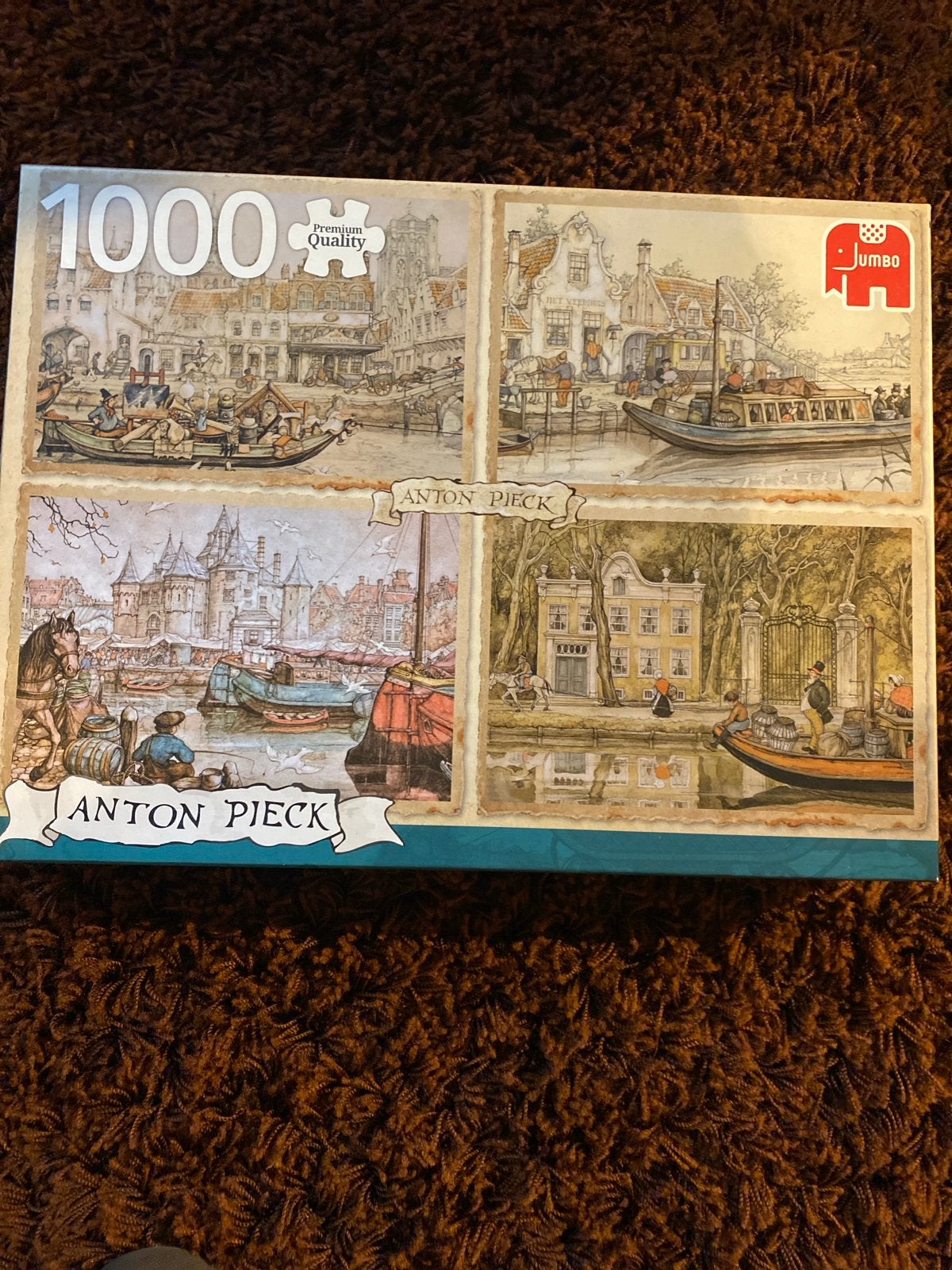 Jumbo Anton Pieck Puzzel 1000 stukjes - Premium Kwaliteit, Ophalen, Meer dan 50 stukjes, Zo goed als nieuw, 6 jaar of ouder