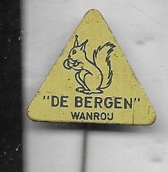 DE BERGEN WANROY EEKHOORN SPELD, Ophalen of Verzenden, Gebruikt, Stad of Land, Speldje of Pin