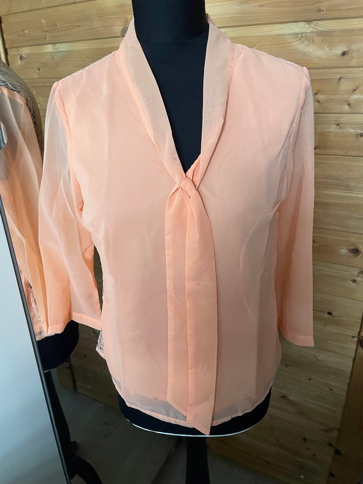 Elegante blouse met kanten rug en strik Vero Moda maat S, Ophalen of Verzenden, Zo goed als nieuw, Maat 36 (S), Overige kleuren