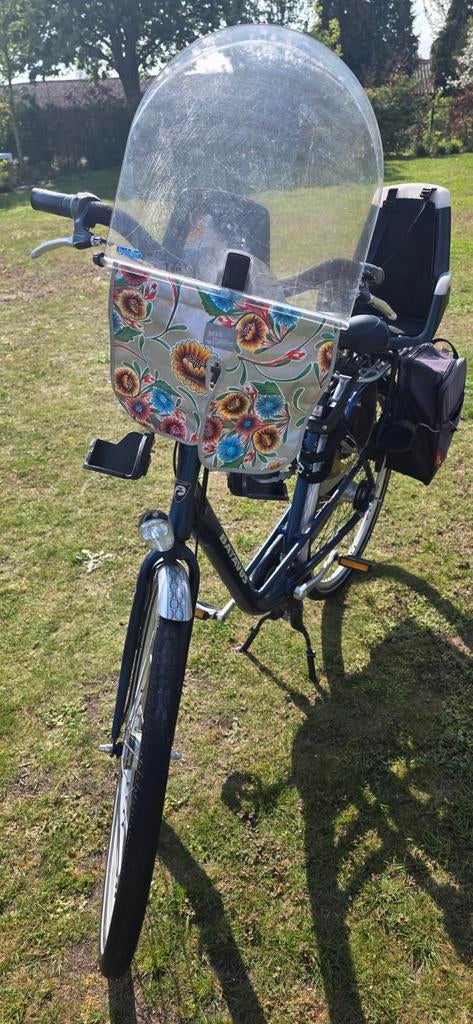 Moederfiets Batavus Mambo, 2 zitjes, Gebruikt, Batavus, Windscherm