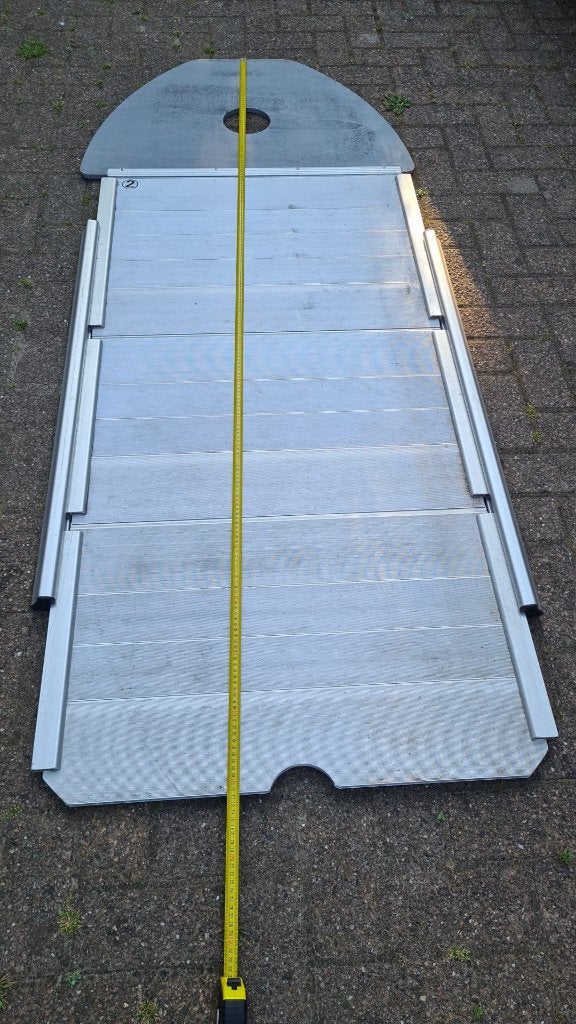 Aluminium vloerdelen rubberboot 4 delen 211 x 86 voor zodiac, Watersport en Boten, Accessoires en Onderhoud, Ophalen, Gebruikt