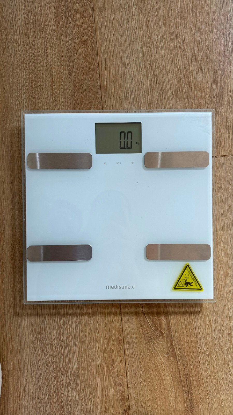 Medisana Smart Personenweegschaal met App & Vetpercentage, 1 tot 500 gram, 100 kg of meer, Ophalen of Verzenden, Personenweegschaal