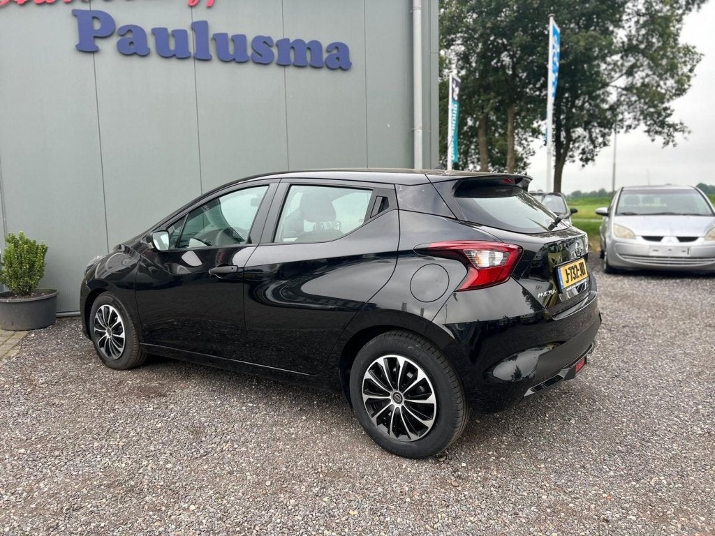Nissan Micra 1.0 IG-T Visia AIRCO|Bluetooth|Elec-pakt, Auto's, Dealer onderhouden, Start-stop-systeem, Zwart, Origineel Nederlands