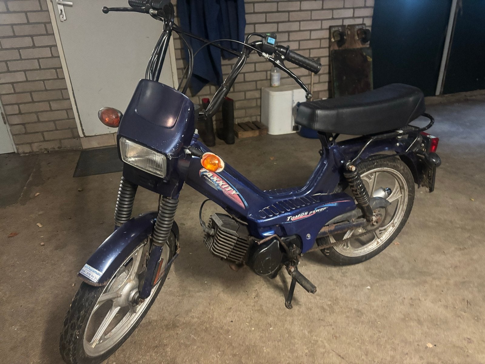 Tomos 49cc Snorbrommer - Blauw, Fietsen en Brommers, Ophalen, Gebruikt, Overige modellen, Maximaal 45 km/u