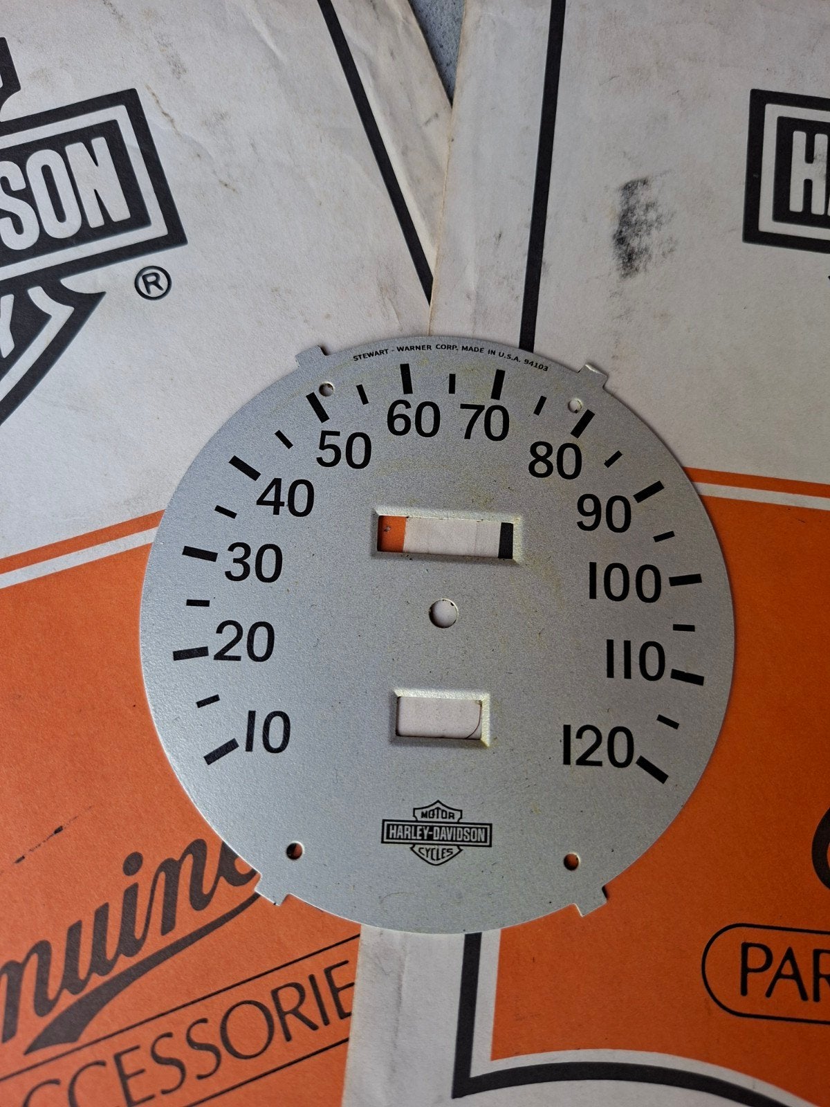 Harley pre war kilometerteller face knucklehead wlc wla lib., Verzenden