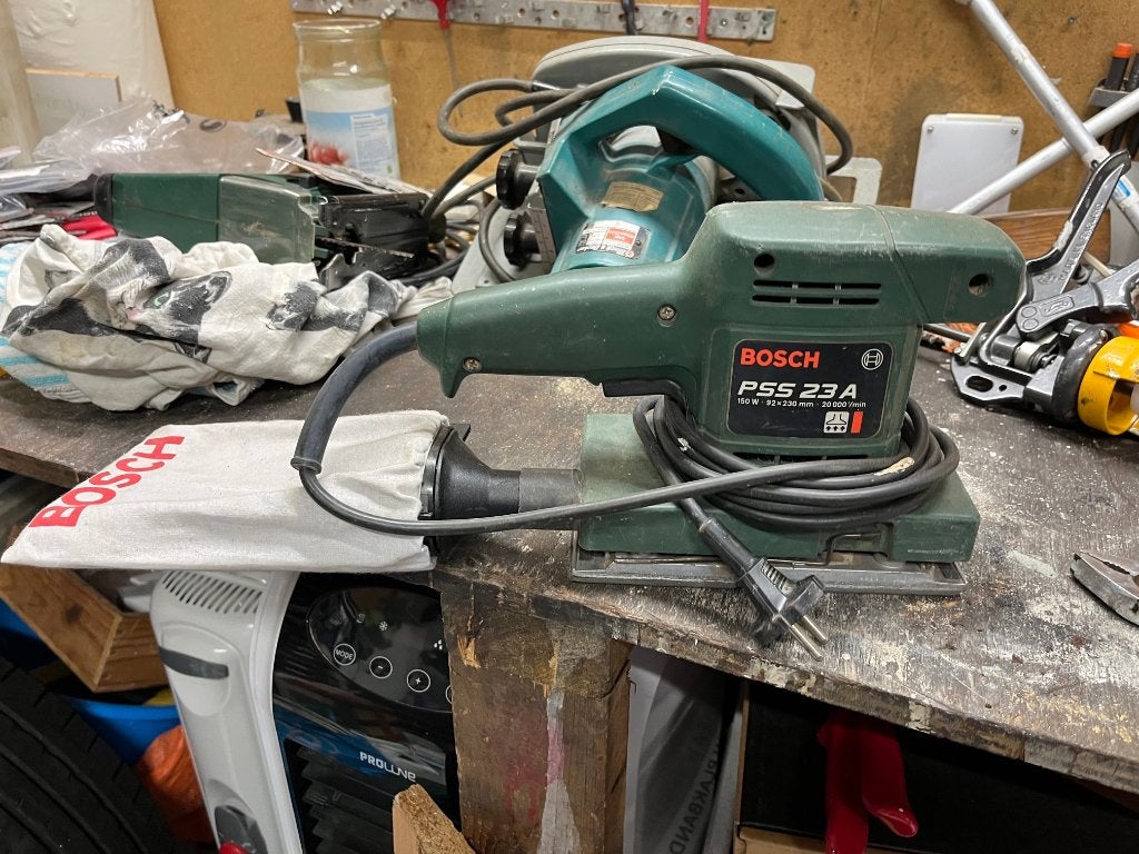 Vlakschuurmachine, Doe-het-zelf en Verbouw, Gereedschap | Handgereedschap, Ophalen of Verzenden, Gebruikt, Overige typen, Bosch
