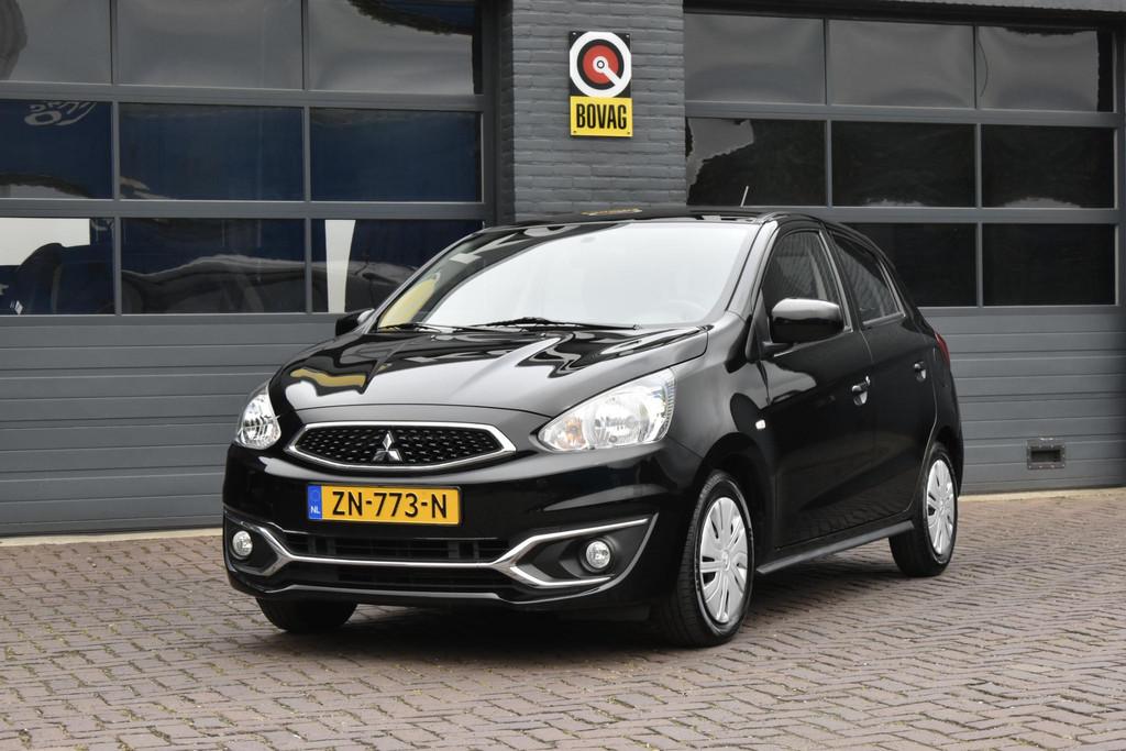 Mitsubishi Space Star 1.0 Cool+ Automaat, 12 maanden, Stof, Gebruikt, Zwart