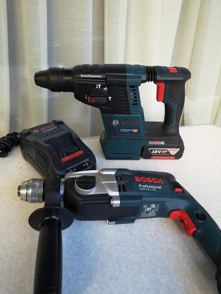 Bosch accu boormachine 18V 4.0Ah Pro+Boormachine 850W, Doe-het-zelf en Verbouw, Ophalen, Boormachine