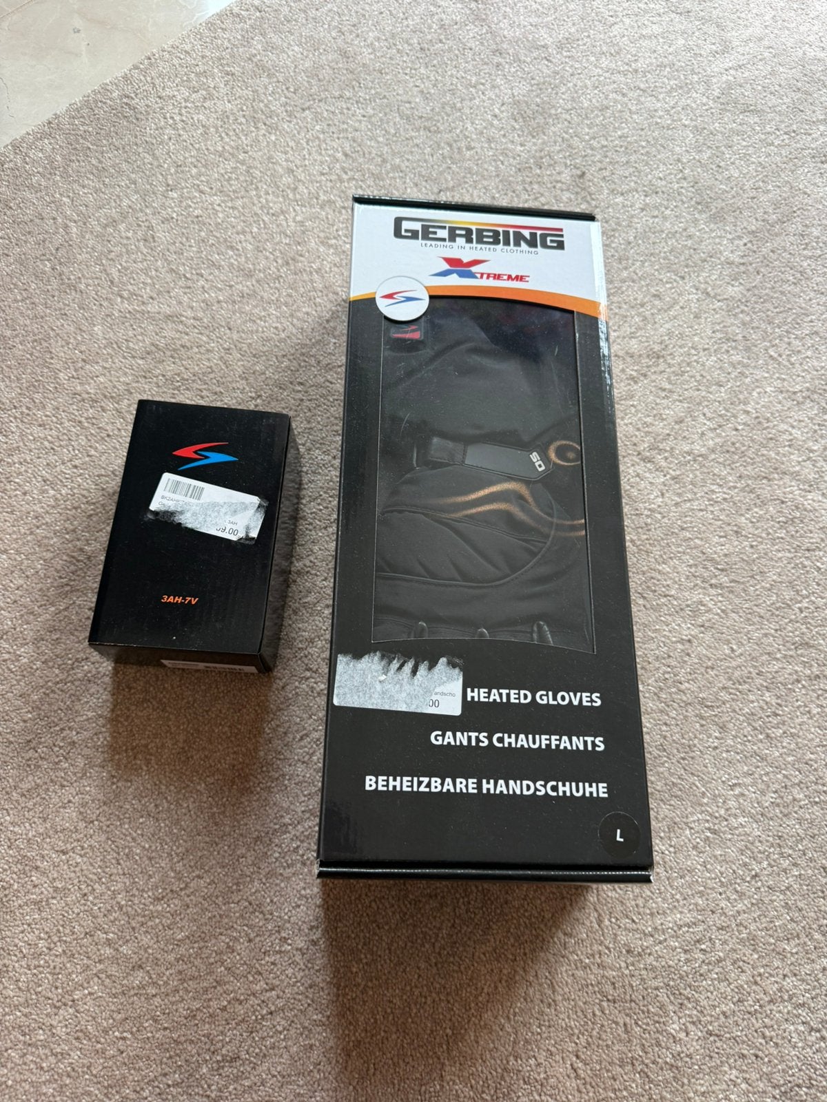 Gerbing Xtreme verwarmde handschoenen maat L + accu – NIEUW!, Ophalen, Nieuw, Maat 52/54 (L), Handschoenen