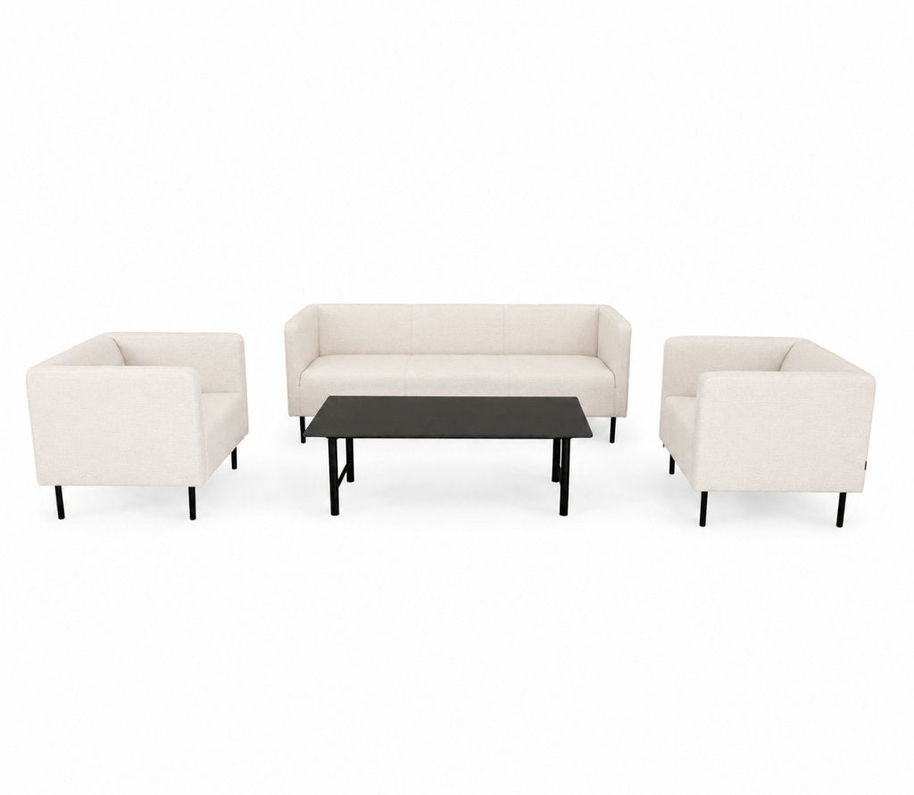 Hartman Alba 4-delige loungeset - Beige, 5 zitplaatsen, Hartman, Hartman, Bank