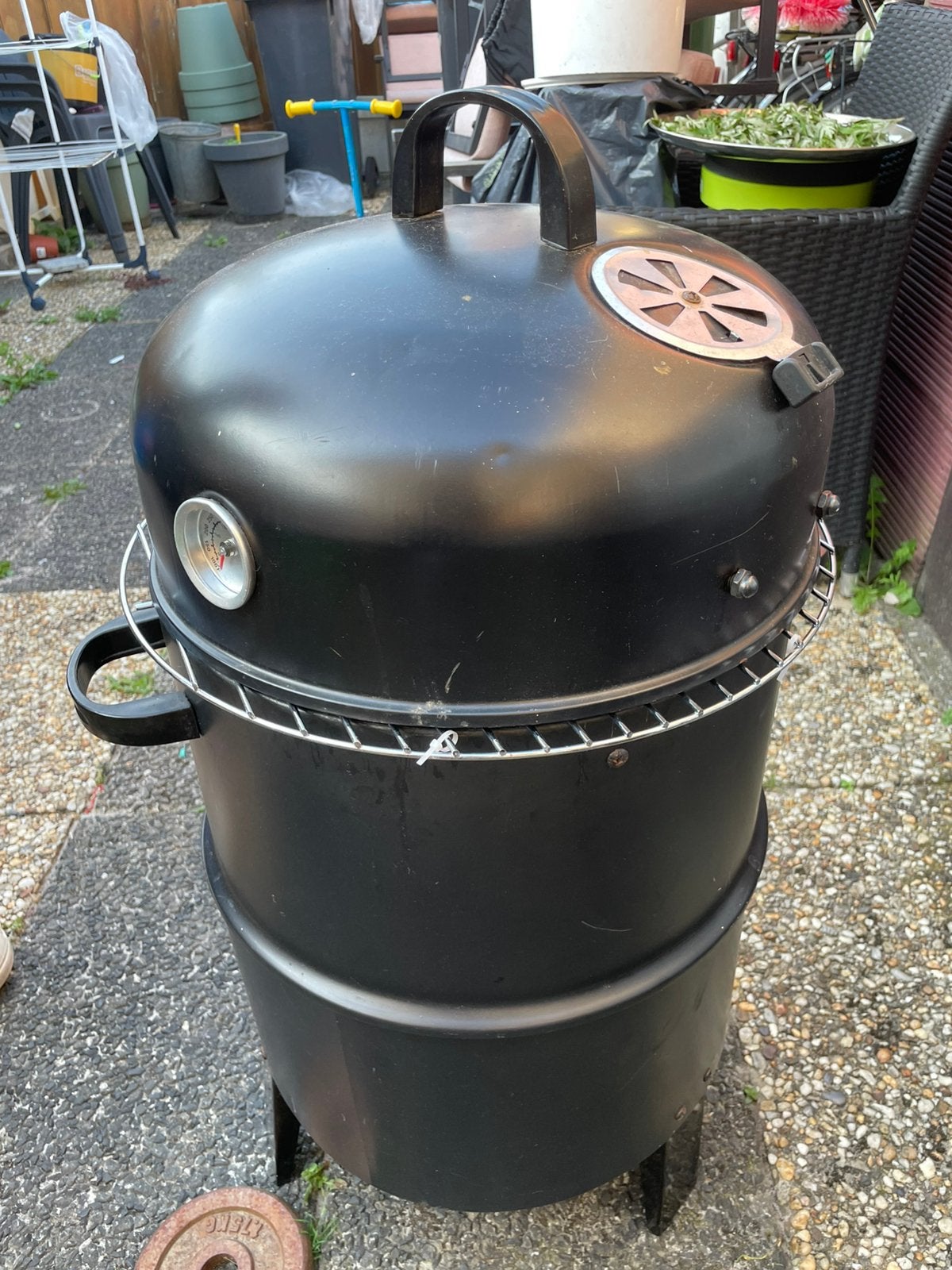 Barbecue smoker rookoven veelzijdige BBQ te koop!, Ophalen, Zo goed als nieuw