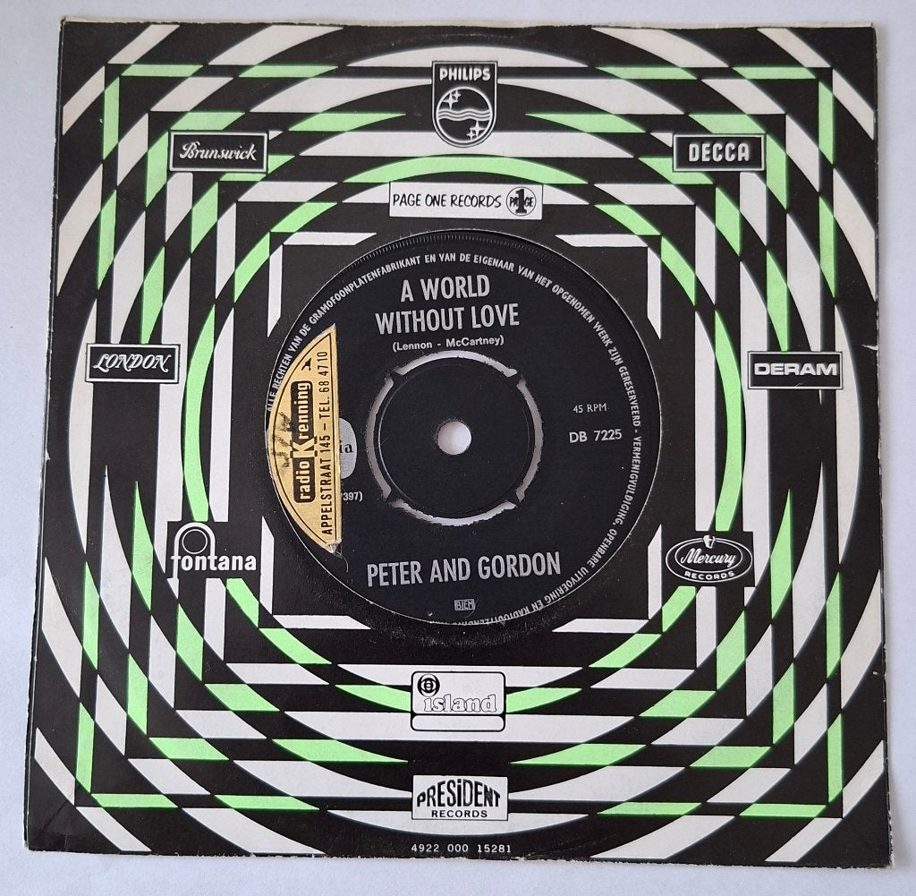 Peter & Gordon - A world without love, Ophalen of Verzenden, Gebruikt, Pop, Overige typen