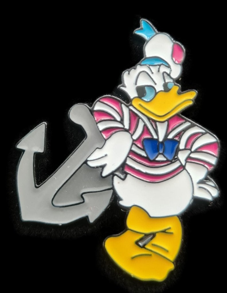 Donald Duck met anker pin, Verzenden, Nieuw, Figuurtje, Speldje of Pin