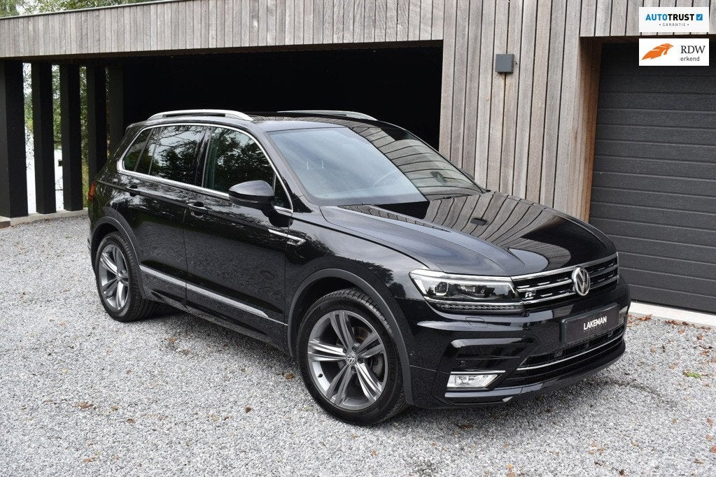 Volkswagen Tiguan 1.4 TSI ACT Highline, Auto's, 4 cilinders, 150 pk, Zwart, Leder