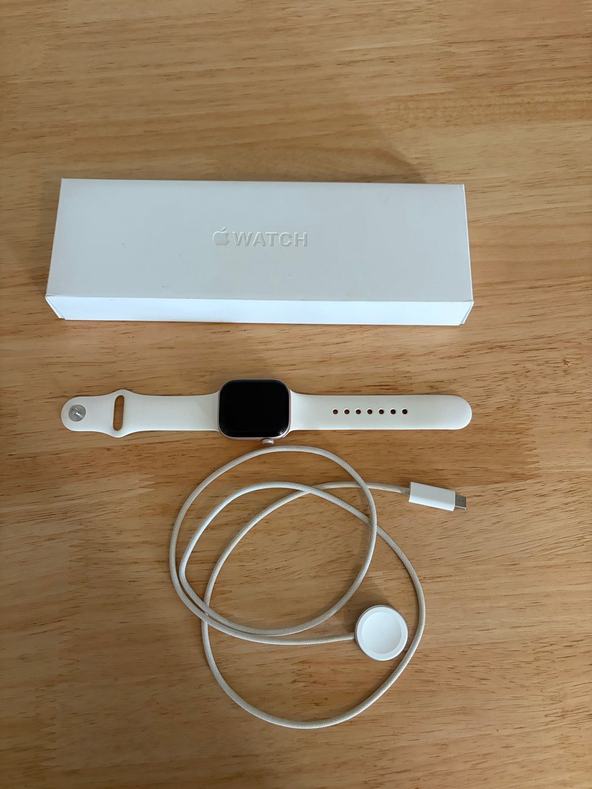 Apple Watch Series 10 42mm Rose Gold, Ophalen, Hartslag, Wit, IOS