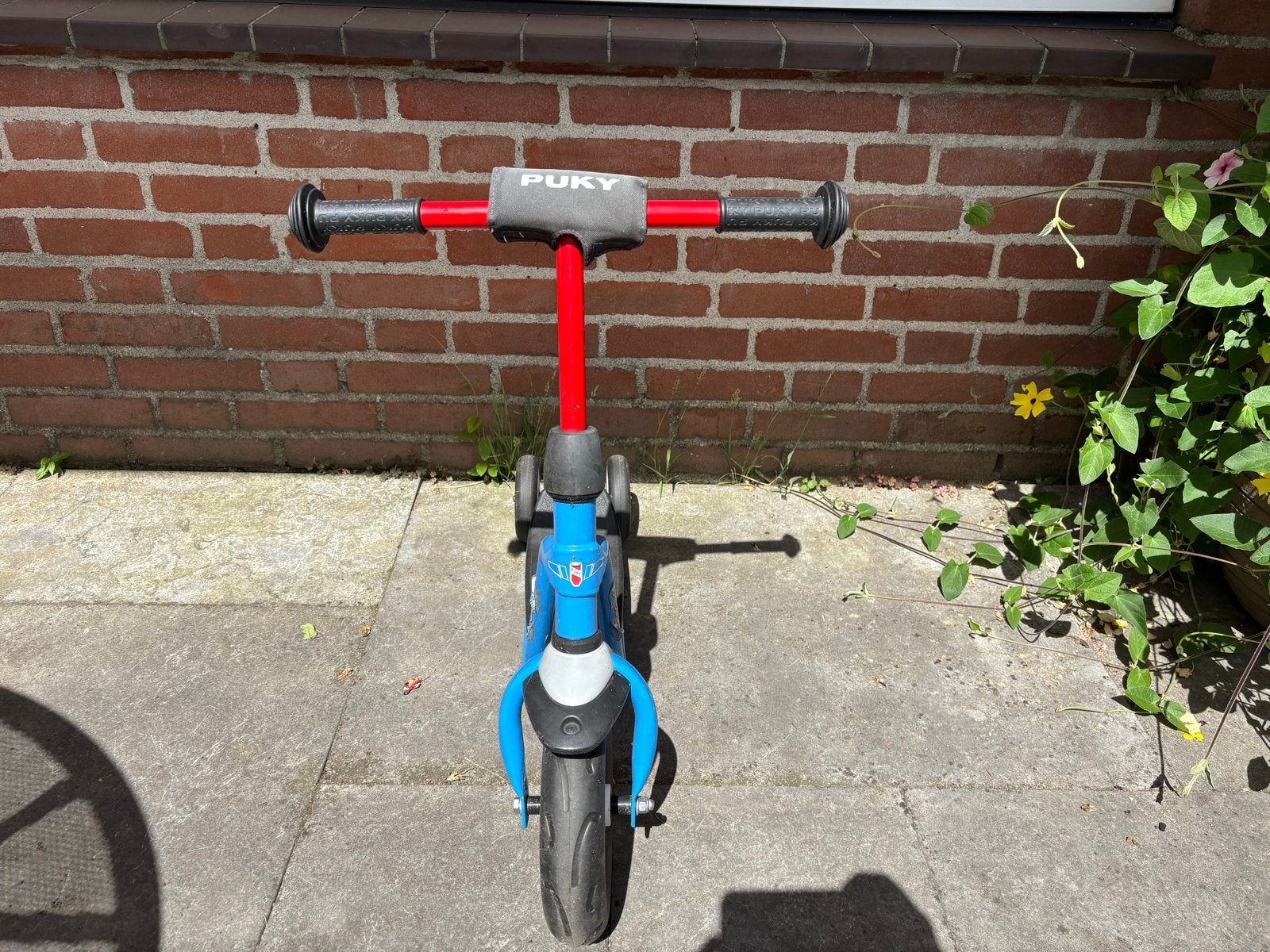 Puky driewieler step - Blauw met rode accenten, Ophalen, Gebruikt, Gewone step
