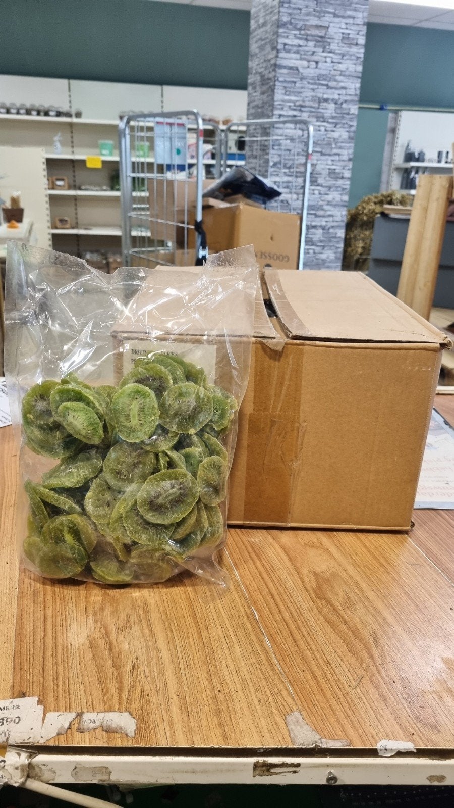 Gedroogde kiwi schijven 1 of 10kg, Dieren en Toebehoren, Ophalen of Verzenden, Nieuw