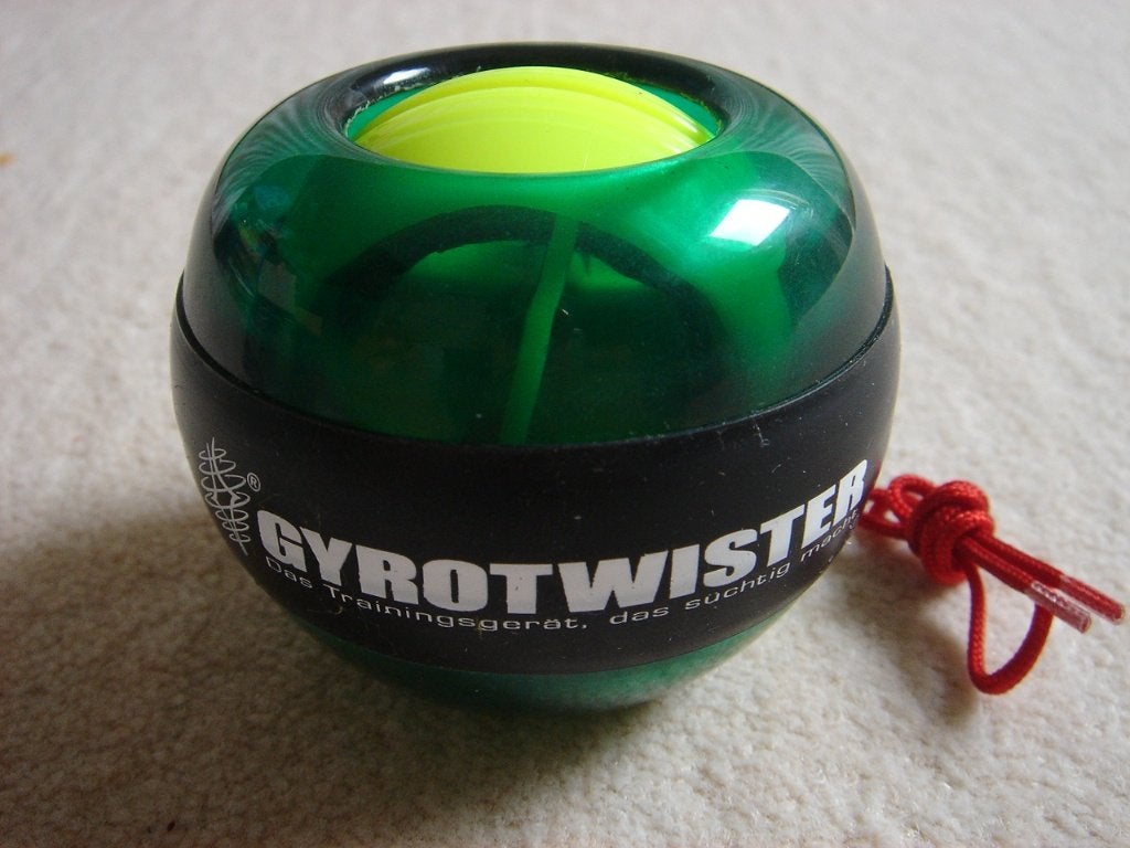 Originele GyroTwister Basic Groen (alias PowerBall), Ophalen of Verzenden, Gebruikt, Overige typen