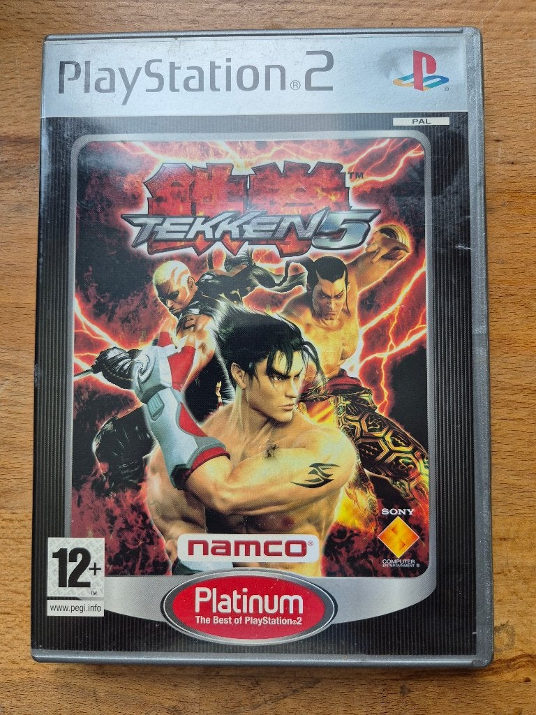 Tekken 5 (Platinum) - PlayStation 2, Vechten, 2 spelers, Ophalen of Verzenden, Zo goed als nieuw